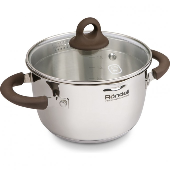 Кастрюля с крышкой RONDELL ARISTOKRAT 20 см, 3,2 л RDS-917 Кастрюля с крышкой RONDELL ARISTOKRAT 20 см, 3,2 л RDS-917