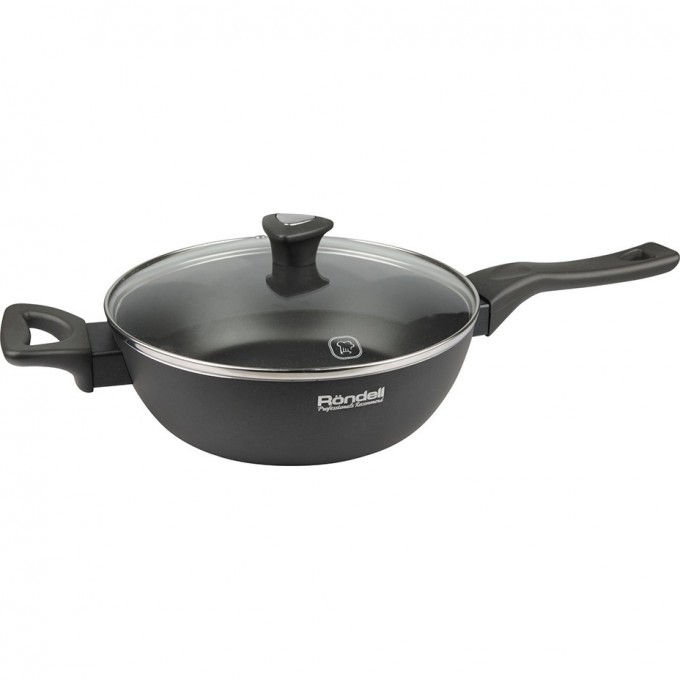 Сотейник с крышкой RONDELL MARENGO 26x7,5 см RDA-583 Сотейник с крышкой RONDELL MARENGO 26x7,5 см RDA-583